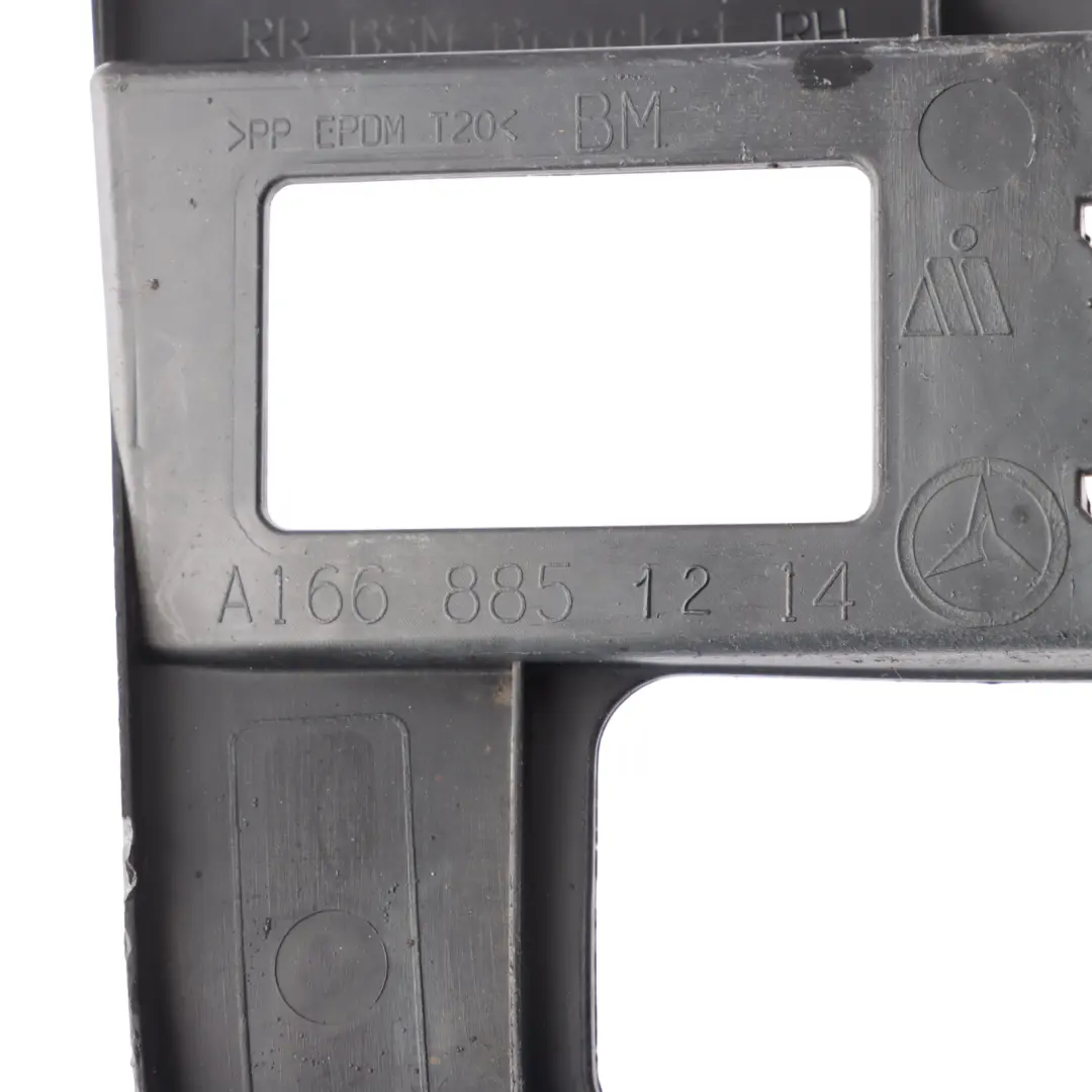 Mercedes ML W166 Radar Sensor Holder Bracket Rear Right O/S - SKU A1668851214 - Part number A1668851214
