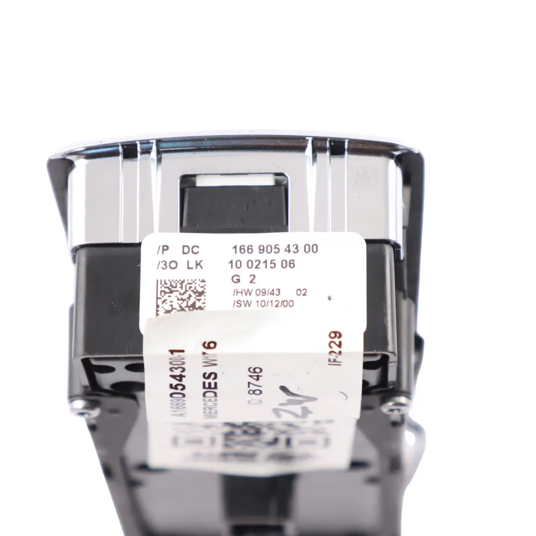 Window Regulator Driver's Side Switch to Mercedes W176 Electric with Part number A1669054300 Mercedes W176 Electric Window Regulator Driver's Side Switch - SKU A1669054300-1 - Part number A1669054300