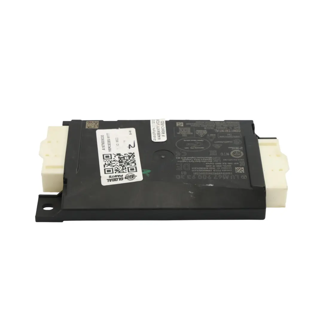 W167 W177 W243 W247 Zündungssteuerungsmodul ECU für Mercedes C118 mit Teilenummer A1679009330 Mercedes C118 W167 W177 W243 W247 Zündungssteuerungsmodul ECU - SKU A1679009330 - Teilenummer A1679009330