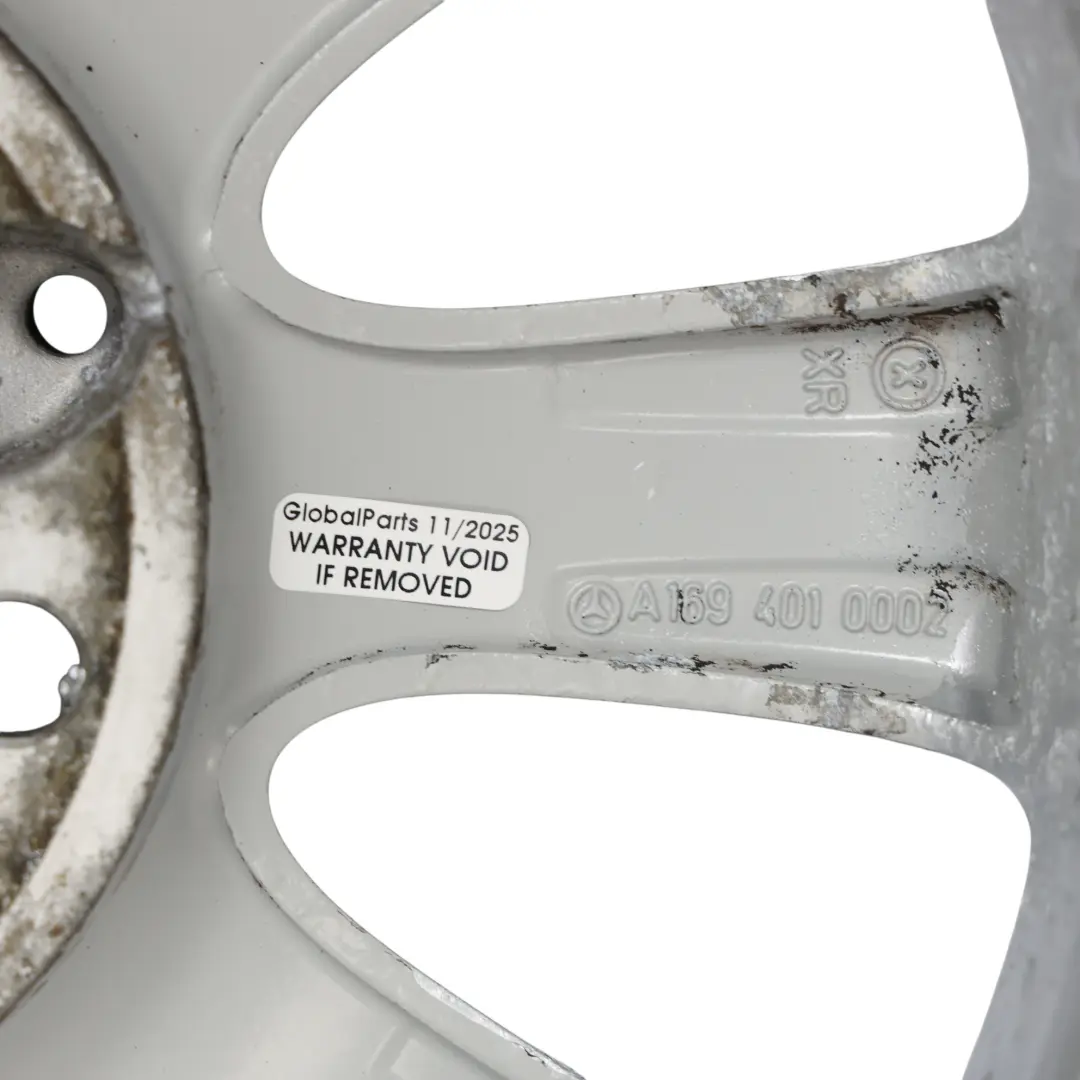 Mercedes W169 Silver Alloy Wheel Rim 15" ET:44 6J - SKU A1694010002-3 - Part number A1694010002