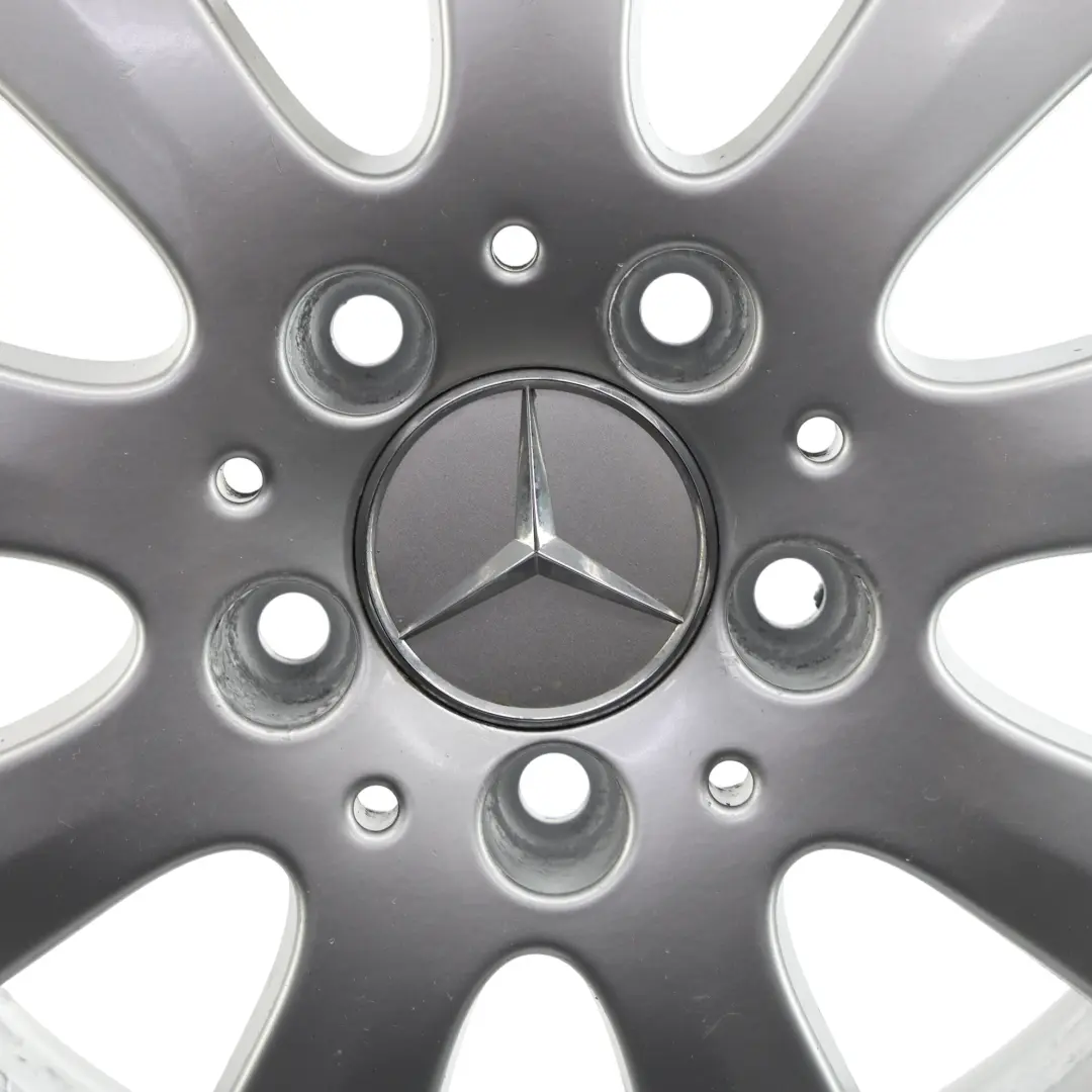 Mercedes W169 Silver Alloy Wheel Rim 15" ET:44 6J - SKU A1694010002-3 - Part number A1694010002