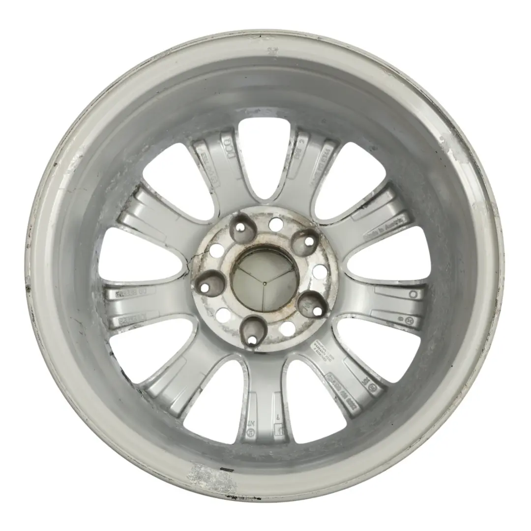 Mercedes W169 Wheel Rim Alloy Silver 15" 6J ET:44 - SKU A1694010002-4 - Part number A1694010002