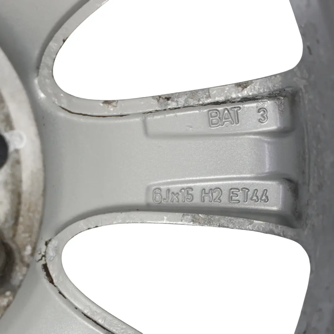 Mercedes W169 Wheel Rim Alloy Silver 15" 6J ET:44 - SKU A1694010002-4 - Part number A1694010002