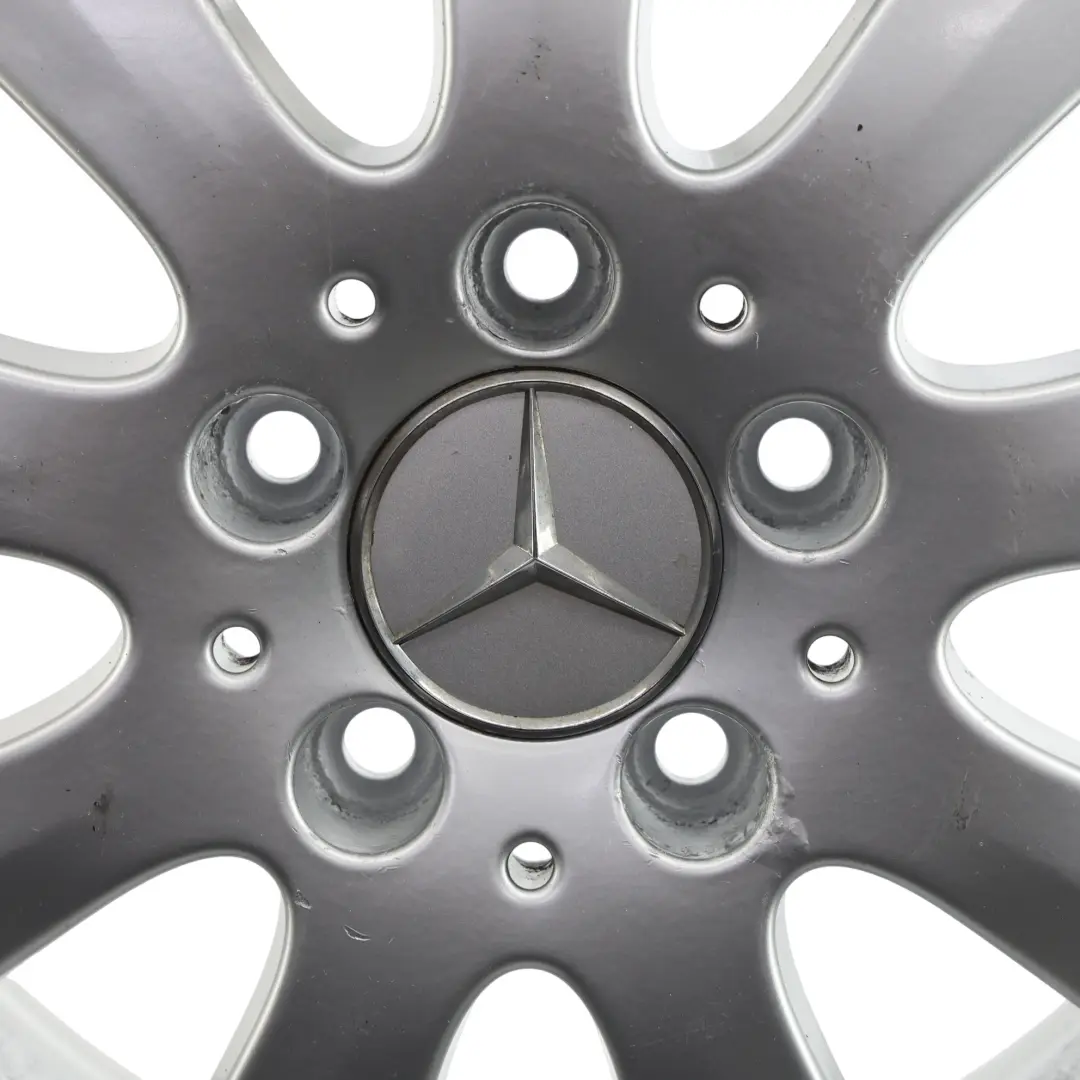 Mercedes W169 Wheel Rim Alloy Silver 15" 6J ET:44 - SKU A1694010002-4 - Part number A1694010002