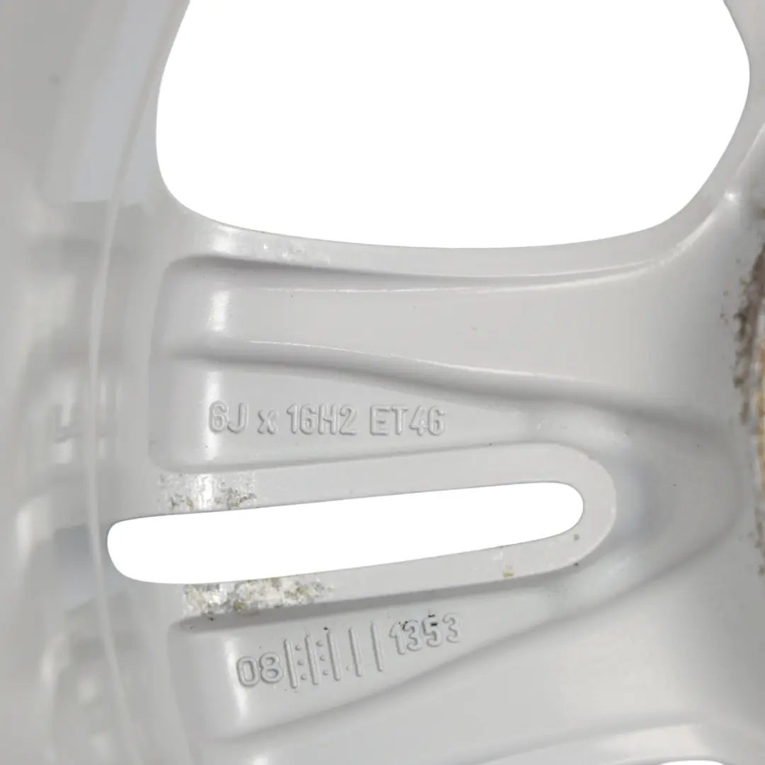 Alloy Wheel Rim Silver 16" ET:46 6J to Mercedes W245 with Part number A1694010202 Mercedes W245 Alloy Wheel Rim Silver 16" ET:46 6J - SKU A1694010202-2 - Part number A1694010202