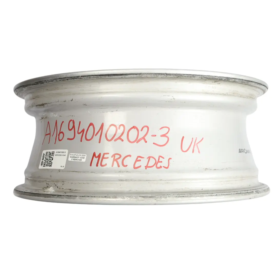 Mercedes W245 Wheel Rim Alloy Silver 16" ET:46 6J - SKU A1694010202-3 - Part number A1694010202