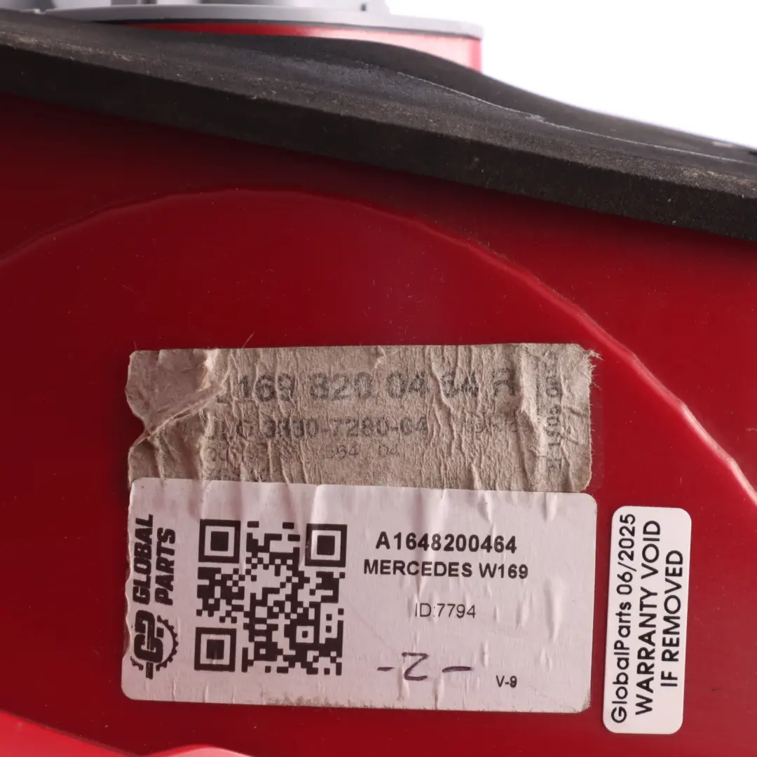Mercedes W169 Lampa Prawy Tył Tylna - SKU A1698200464 - Numer Części A1698200464