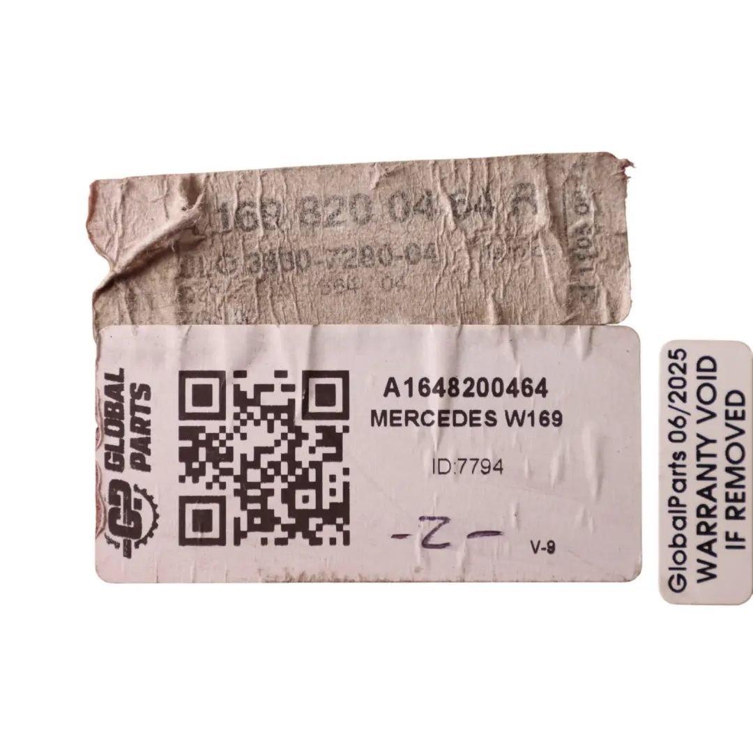 Mercedes W169 Feu Arrière Droit Panneau Latéral - SKU A1698200464 - Numéro de pièce A1698200464