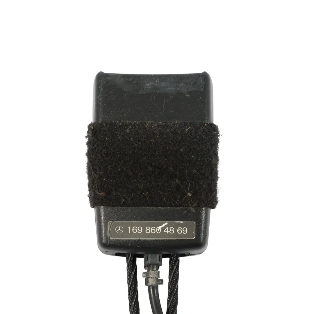 Hebilla Cinturón Delantero Izquierdo Derecho para Mercedes W169 con número de pieza A1698604869 Mercedes W169 Hebilla Cinturón Delantero Izquierdo Derecho - SKU A1698604869 - Número de pieza A1698604869