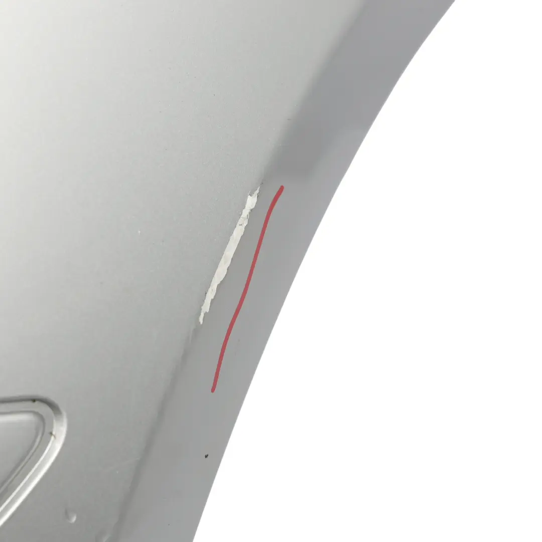 Mercedes W169 Front Bumper Trim Panel Covering Polar Silver Metallic - 761 - SKU A1698801640-PLS - Part number A1698801640