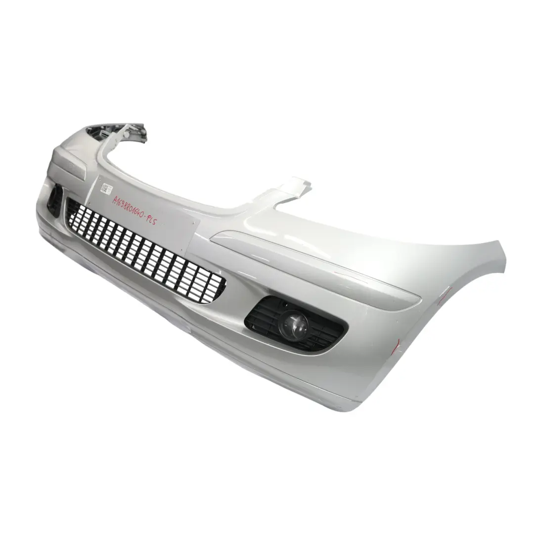Zderzak Przedni Polar Silver Srebrny Metalik - 761 do Mercedes W169 o numerze A1698801640 Mercedes W169 Zderzak Przedni Polar Silver Srebrny Metalik - 761 - SKU A1698801640-PLS - Numer Części A1698801640