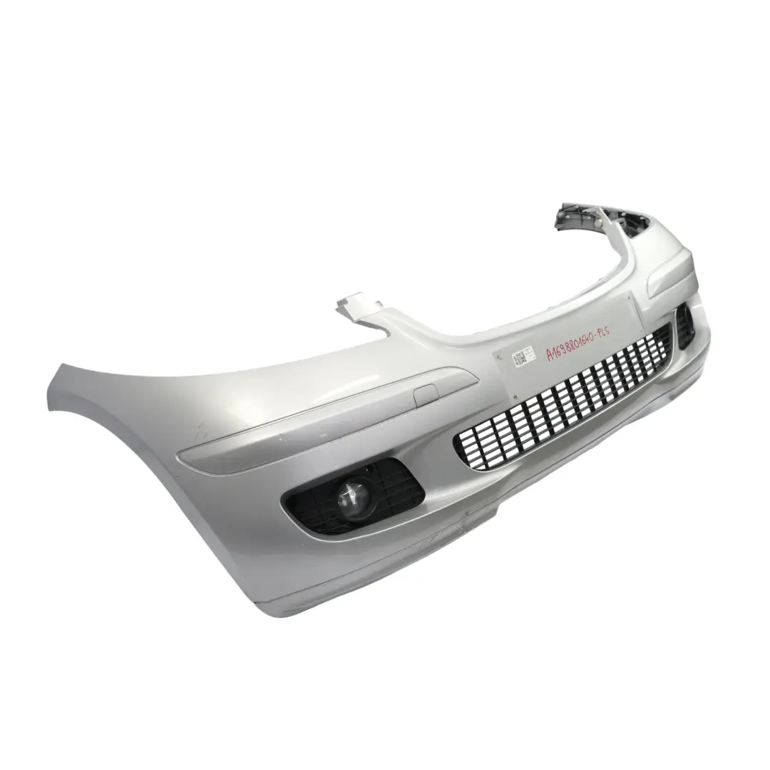 Mercedes W169 Front Bumper Trim Panel Covering Polar Silver Metallic - 761 - SKU A1698801640-PLS - Part number A1698801640