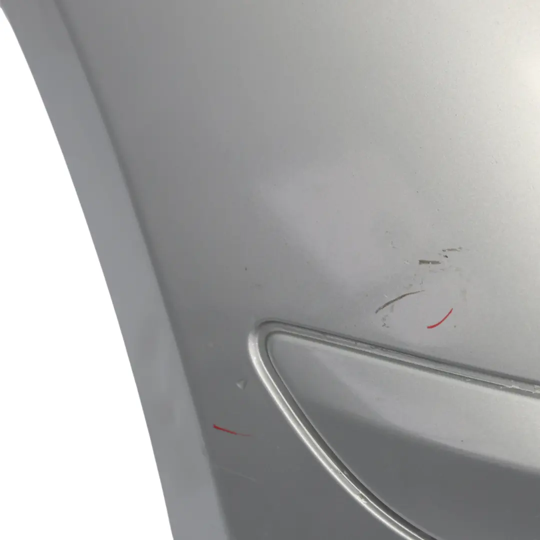 Front Bumper Trim Panel Covering Polar Silver Metallic - 761 to Mercedes W169 with Part number A1698801640 Mercedes W169 Front Bumper Trim Panel Covering Polar Silver Metallic - 761 - SKU A1698801640-PLS - Part number A1698801640