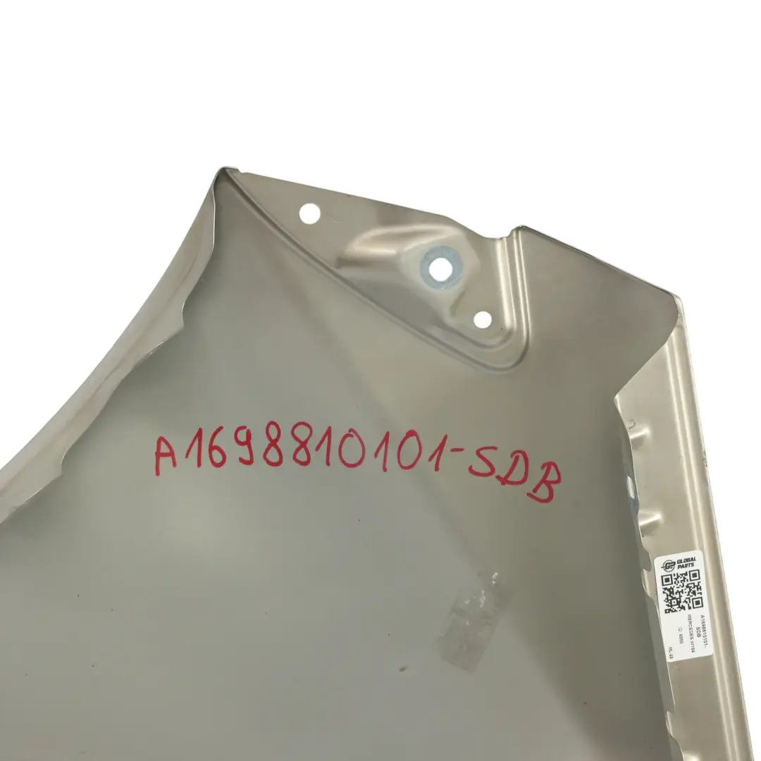 Side Panel Front Left N/S Wing Fender Sand Dune Beige 791 to Mercedes W169 with Part number A1698810101 Mercedes W169 Side Panel Front Left N/S Wing Fender Sand Dune Beige 791 - SKU A1698810101-SDB - Part number A1698810101
