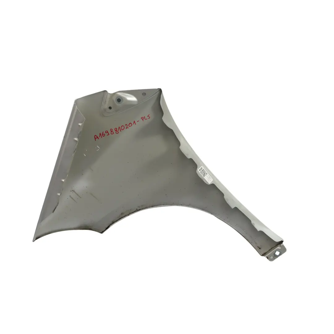 Side Wing Panel Front Right O/S Fender Cover Polar Silver - 761 to Mercedes W169 with Part number 8810201 Mercedes W169 Side Wing Panel Front Right O/S Fender Cover Polar Silver - 761 - SKU A1698810201-PLS - Part number 8810201
