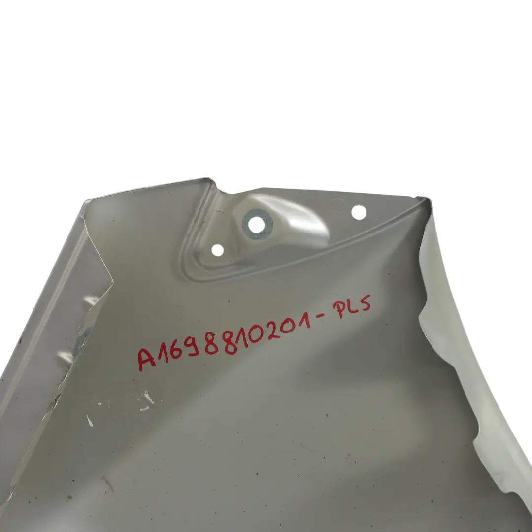 Mercedes W169 Panel Lateral Derecho Delantero Guardabarros Polar Silver - 761 - SKU A1698810201-PLS - Número de pieza 8810201