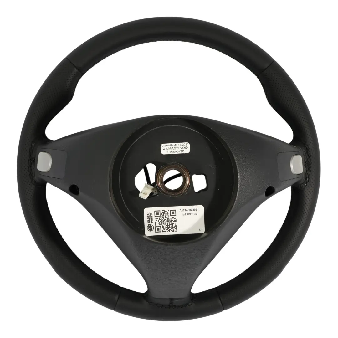 Kierownica NOWA Czarna Skóra Łopatki do Mercedes R171 SLK W203 o numerze A1714602203 Mercedes R171 SLK W203 Kierownica NOWA Czarna Skóra Łopatki - SKU A1714602203-1 - Numer Części A1714602203