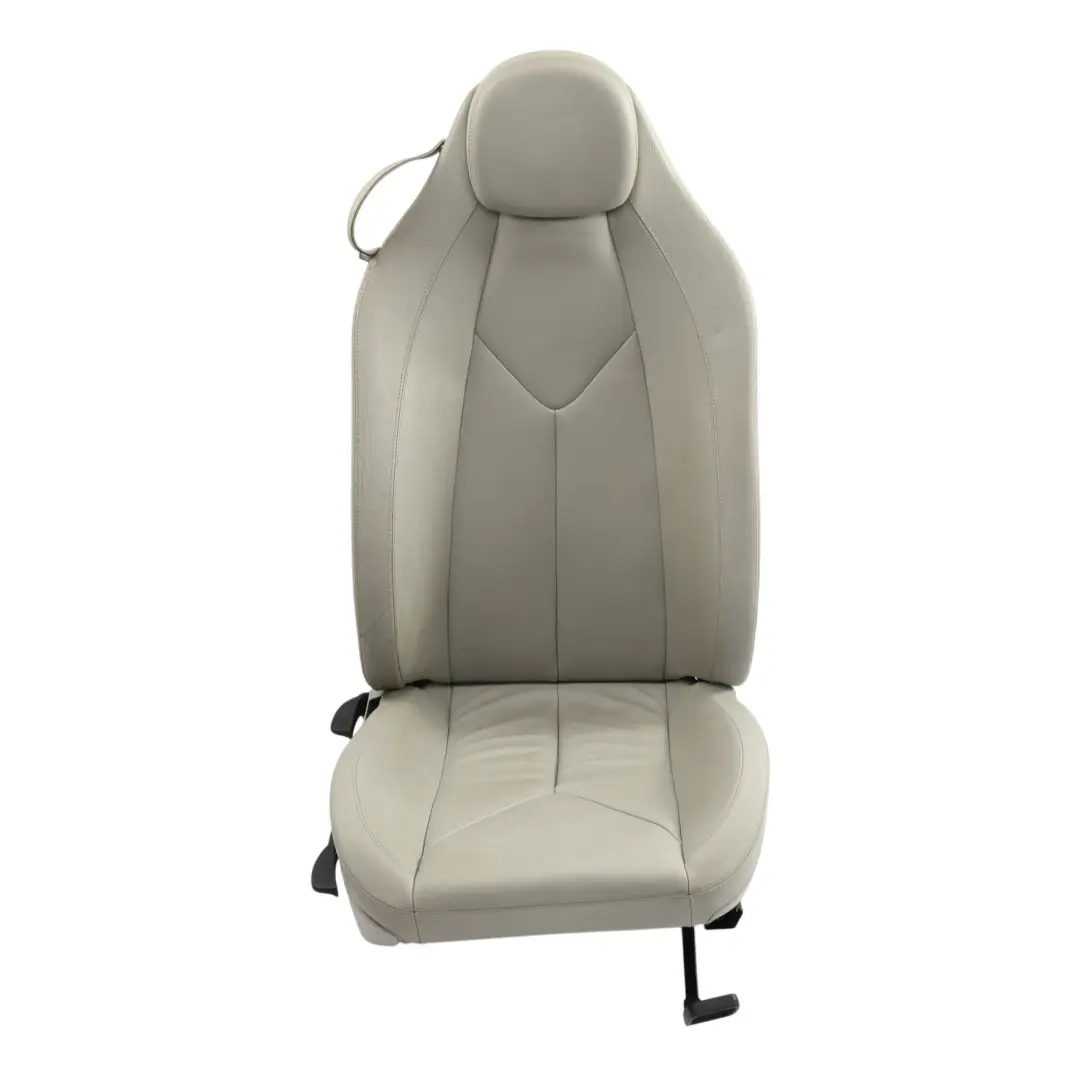 Mercedes R171 Przedni Fotel Skórzany Szary Prawy Przód - SKU A1719103447-8 - Numer Części A1719103447