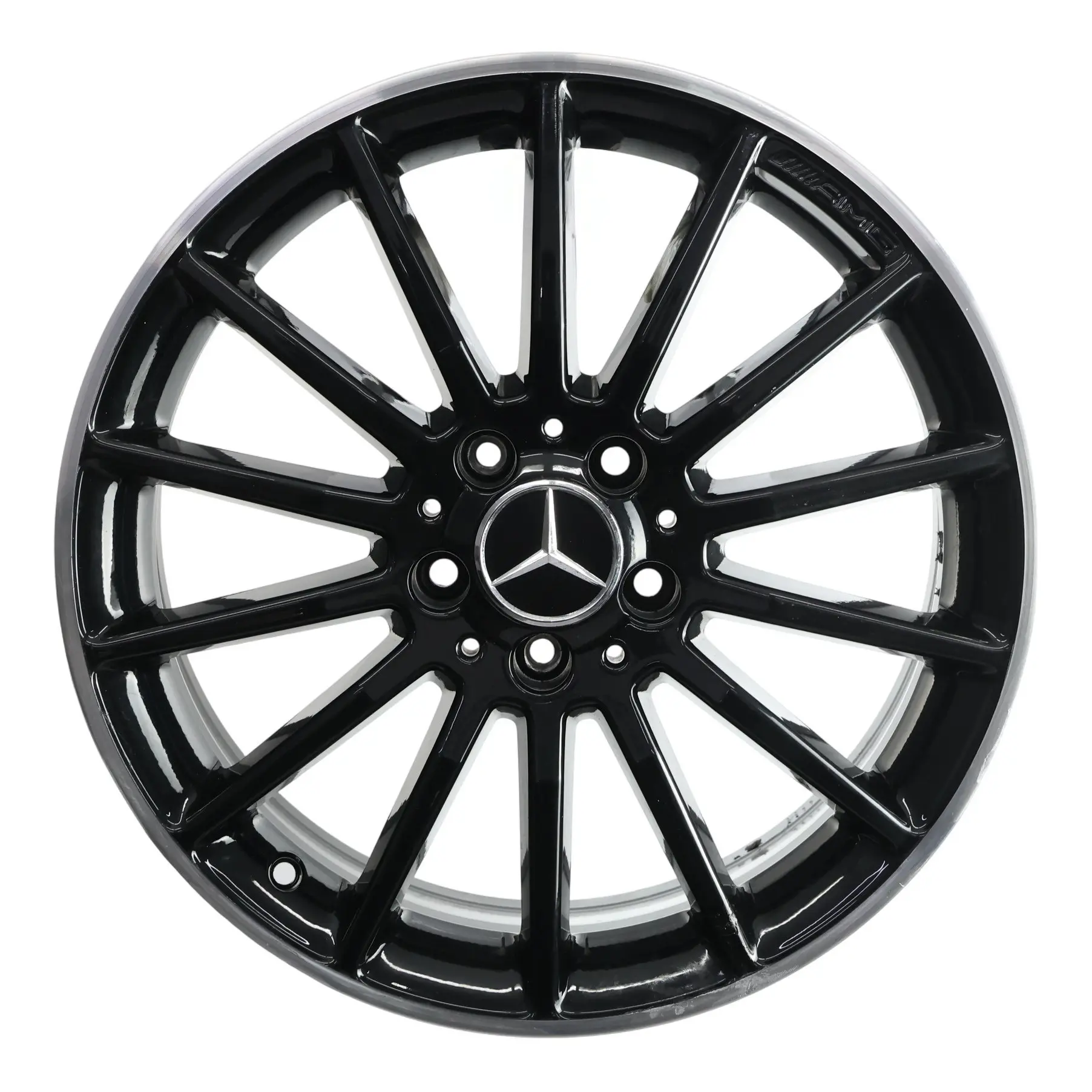 Mercedes W176 W246 AMG Llanta de aleación negra 18" ET:52 7.5J A1764010200