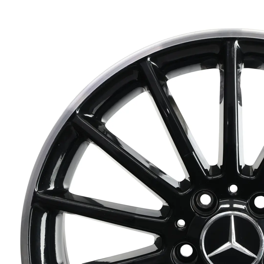 Czarna Felga Aluminiowa 18" ET:52 7.5J do Mercedes W176 W246 AMG o numerze A1764010200 Mercedes W176 W246 AMG Czarna Felga Aluminiowa 18" ET:52 7.5J - SKU A1764010200-5 - Numer Części A1764010200
