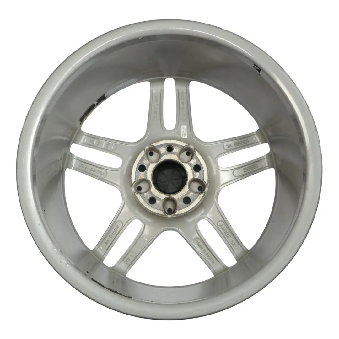 Leicht metall felge AMG 18" ET:52 7,5J 5 Doppelspeiche für Mercedes W176 mit Teilenummer A1764010700 Mercedes W176 Leicht metall felge AMG 18" ET:52 7,5J 5 Doppelspeiche - SKU A1764010700-1 - Teilenummer A1764010700