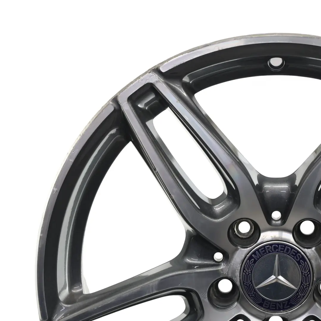 Alloy Wheel Rim 18" ET:52 7,5J 5 Double Spoke to Mercedes W176 AMG with Part number A1764010700 Mercedes W176 AMG Alloy Wheel Rim 18" ET:52 7,5J 5 Double Spoke - SKU A1764010700-1 - Part number A1764010700