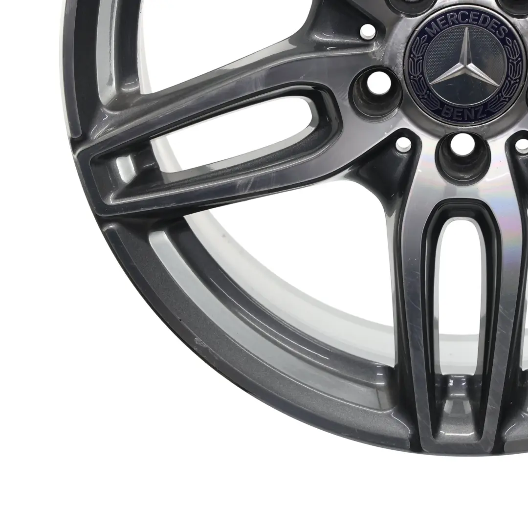 Llanta de aleación AMG 18" ET:52 7,5J 5 Radios dobles para Mercedes W176 con número de pieza A1764010700 Mercedes W176 Llanta de aleación AMG 18" ET:52 7,5J 5 Radios dobles - SKU A1764010700-1 - Número de pieza A1764010700