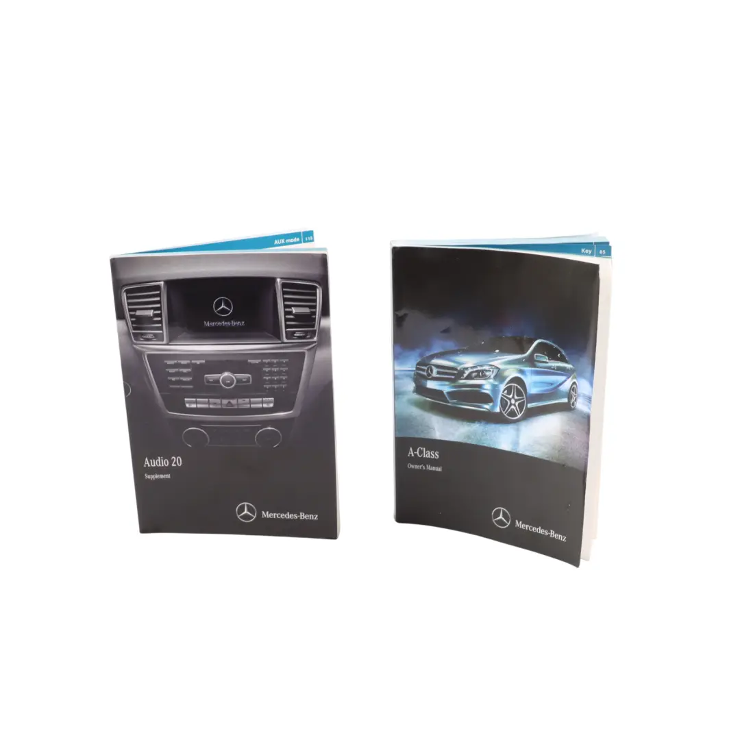 Mercedes W176 Owner's Handbook Service Booklet Slipcase Pouch Case Wallet - SKU A1765843400 - Part number A1765843400