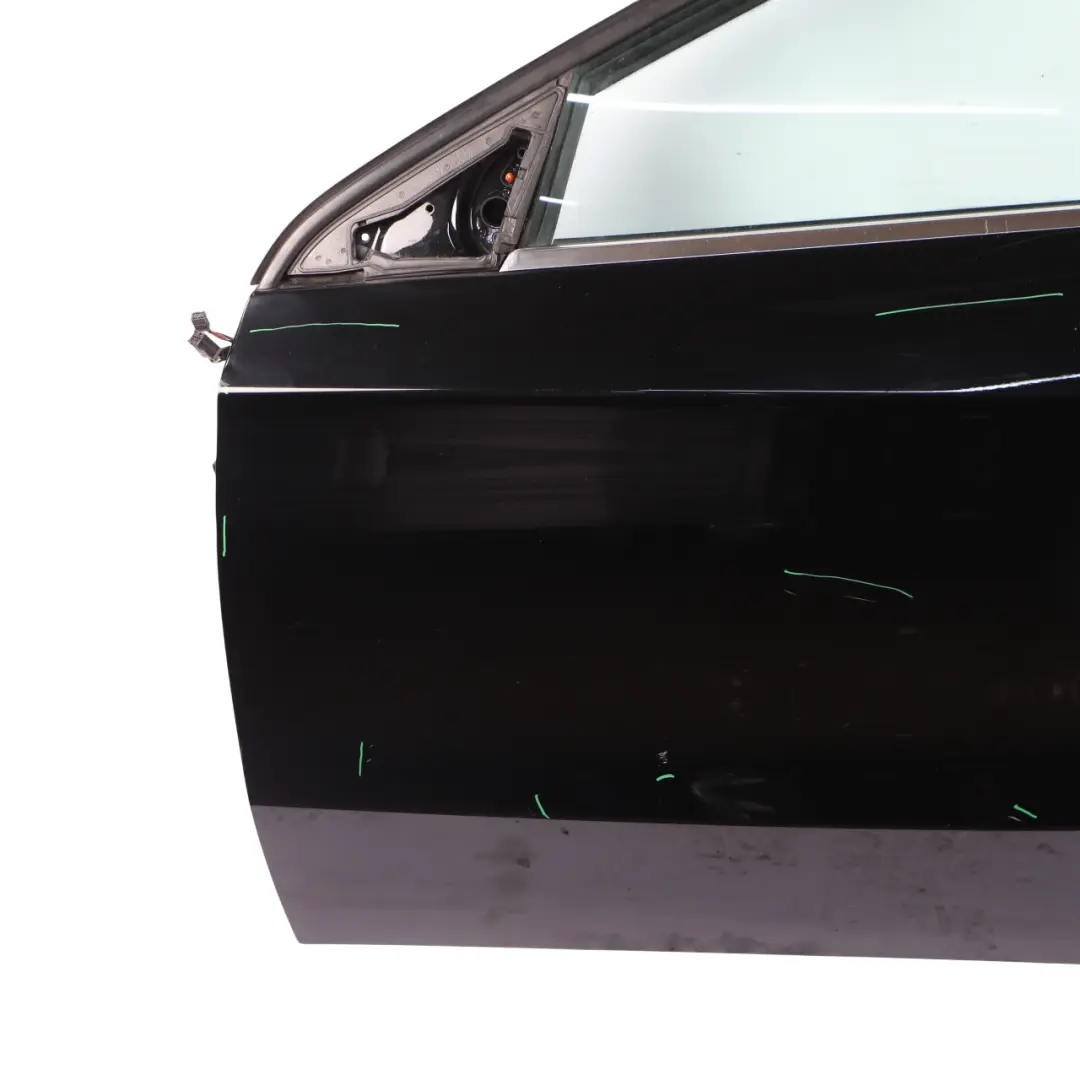 Door Front Left N/S Kosmos Cosmic Black Metallic - 191 to Mercedes W176 with Part number A1767200105 Mercedes W176 Door Front Left N/S Kosmos Cosmic Black Metallic - 191 - SKU A1767200105-KB1 - Part number A1767200105