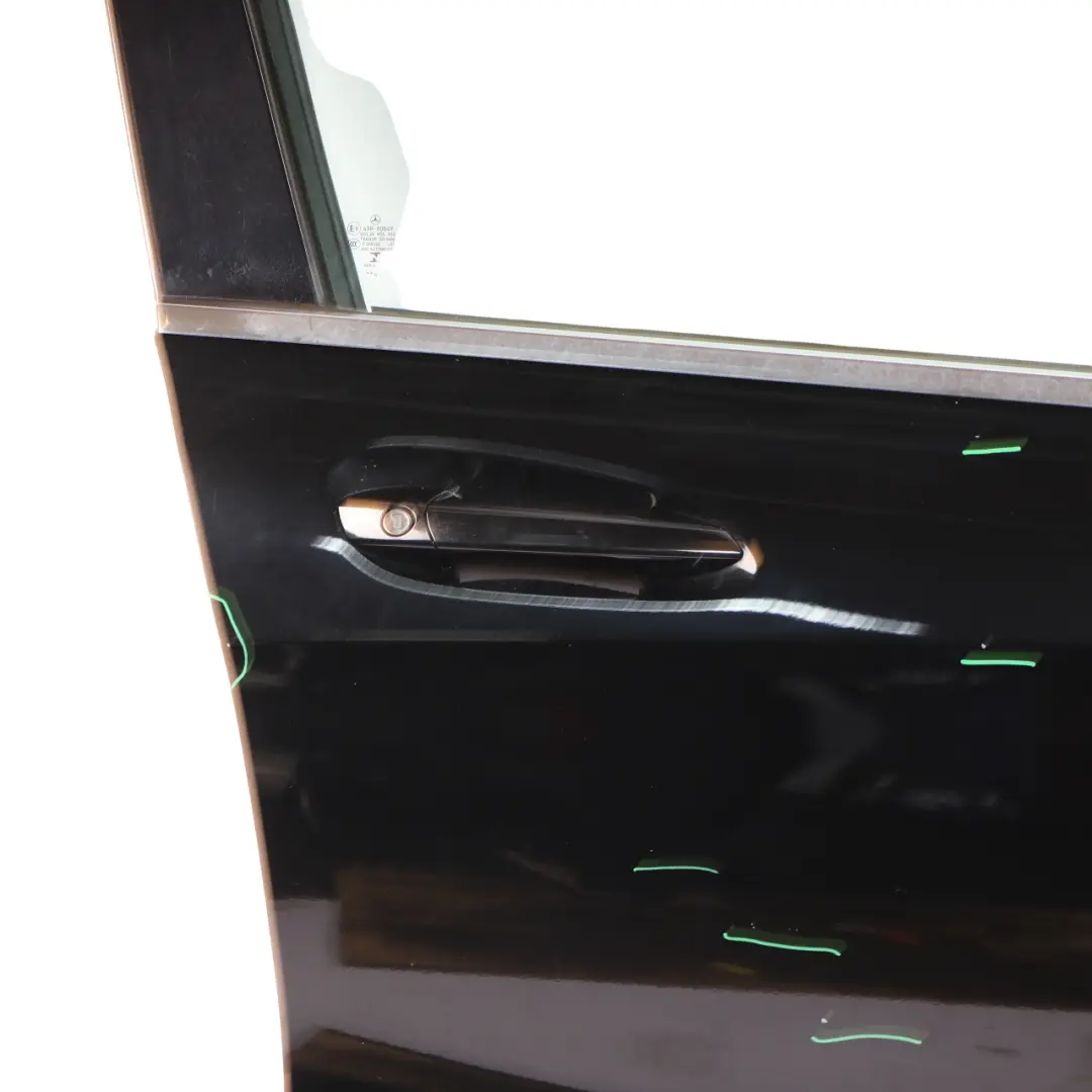 Door Front Right O/S A-Class Kosmos Cosmic Black Metallic - 191 to Mercedes W176 with Part number A1767200205 Mercedes W176 Door Front Right O/S A-Class Kosmos Cosmic Black Metallic - 191 - SKU A1767200205-KB1 - Part number A1767200205