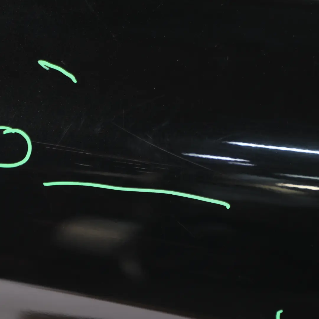 Door Rear Left N/S A-Class Kosmos Cosmic Black Metallic - 191 to Mercedes W176 with Part number A1767300105 Mercedes W176 Door Rear Left N/S A-Class Kosmos Cosmic Black Metallic - 191 - SKU A1767300105-KB1 - Part number A1767300105