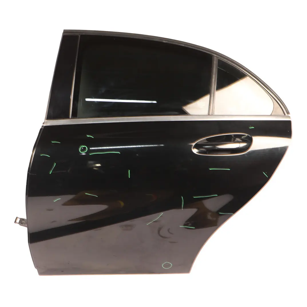 Mercedes W176 Door Rear Left N/S A-Class Kosmos Cosmic Black Metallic - 191 - SKU A1767300105-KB1 - Part number A1767300105