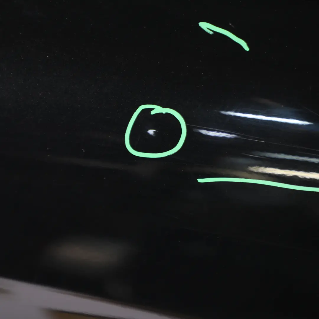 Mercedes W176 Door Rear Left N/S A-Class Kosmos Cosmic Black Metallic - 191 - SKU A1767300105-KB1 - Part number A1767300105