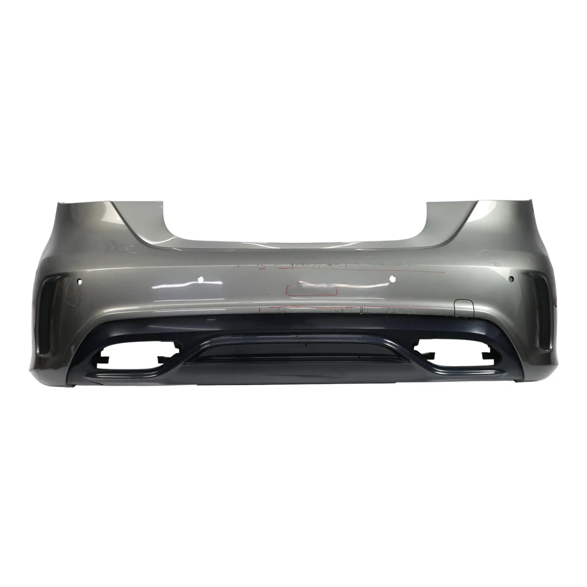 Mercedes W176 Bumper Rear Trim Panel Cover AMG Mountain Grey Metallic - 787