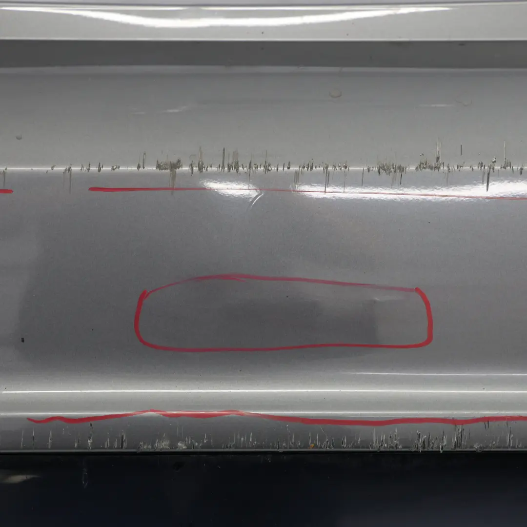 Mercedes W176 Bumper Rear Trim Panel Cover AMG Mountain Grey Metallic - 787 - SKU A1768800001-MG - Part number A1768800001