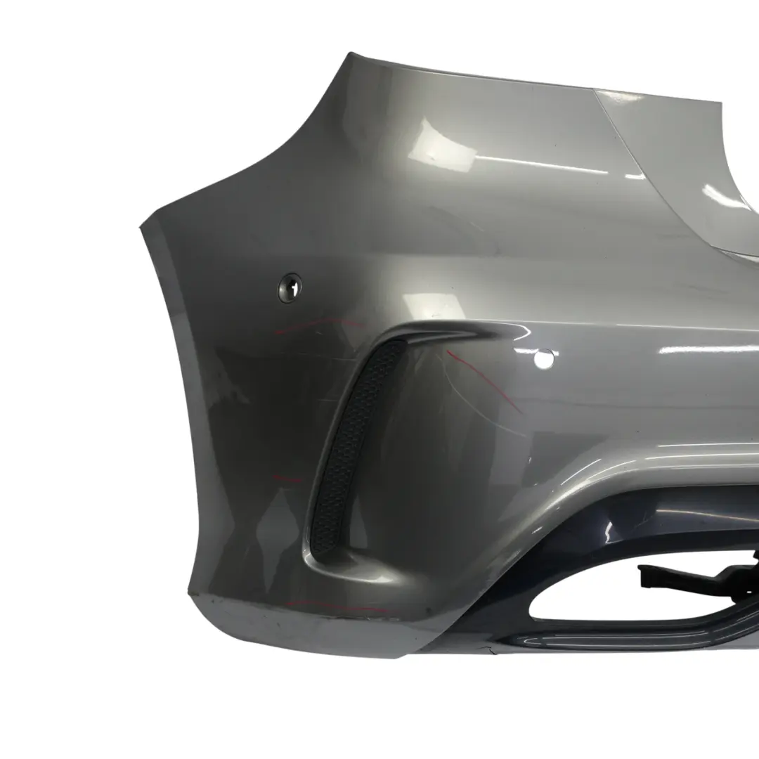 Mercedes W176 Bumper Rear Trim Panel Cover AMG Mountain Grey Metallic - 787 - SKU A1768800001-MG - Part number A1768800001