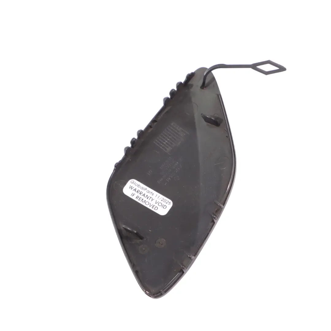 Front Towing Eye Hook Flap Cover Kosmos Black - 191 to Mercedes W176 with Part number A1768850122 Mercedes W176 Front Towing Eye Hook Flap Cover Kosmos Black - 191 - SKU A1768850122-KB - Part number A1768850122