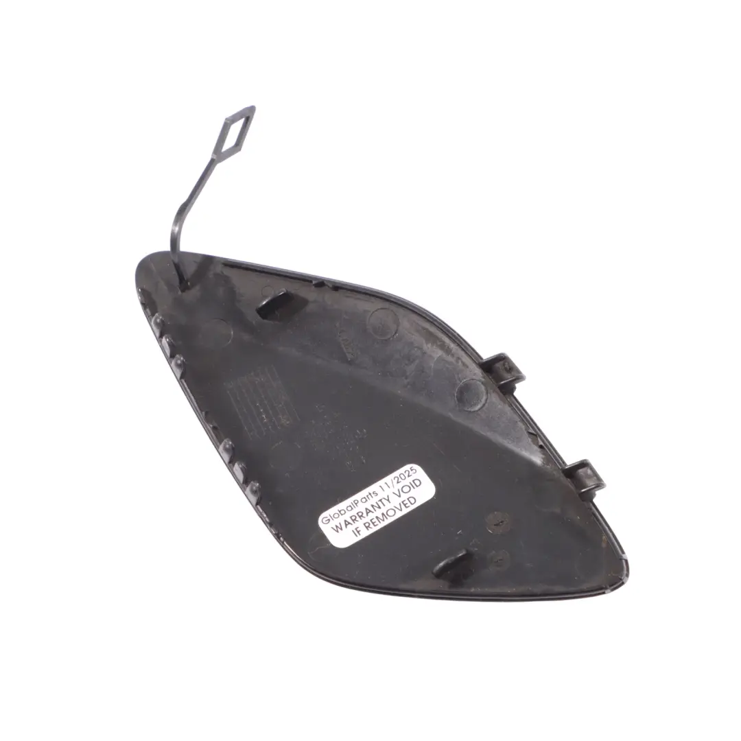 Front Towing Eye Hook Flap Cover Kosmos Black - 191 to Mercedes W176 with Part number A1768850122 Mercedes W176 Front Towing Eye Hook Flap Cover Kosmos Black - 191 - SKU A1768850122-KB - Part number A1768850122