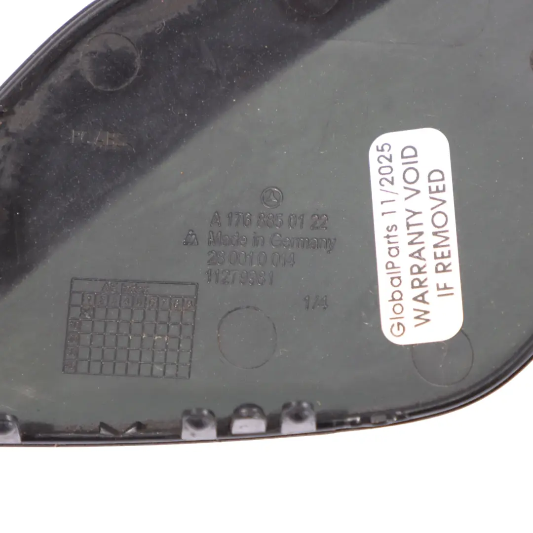 Copertura Gancio Di Traino Anteriore Kosmos Nero - 191 per Mercedes W176 con numero di parte A1768850122 Mercedes W176 Copertura Gancio Di Traino Anteriore Kosmos Nero - 191 - SKU A1768850122-KB - Numero di parte A1768850122