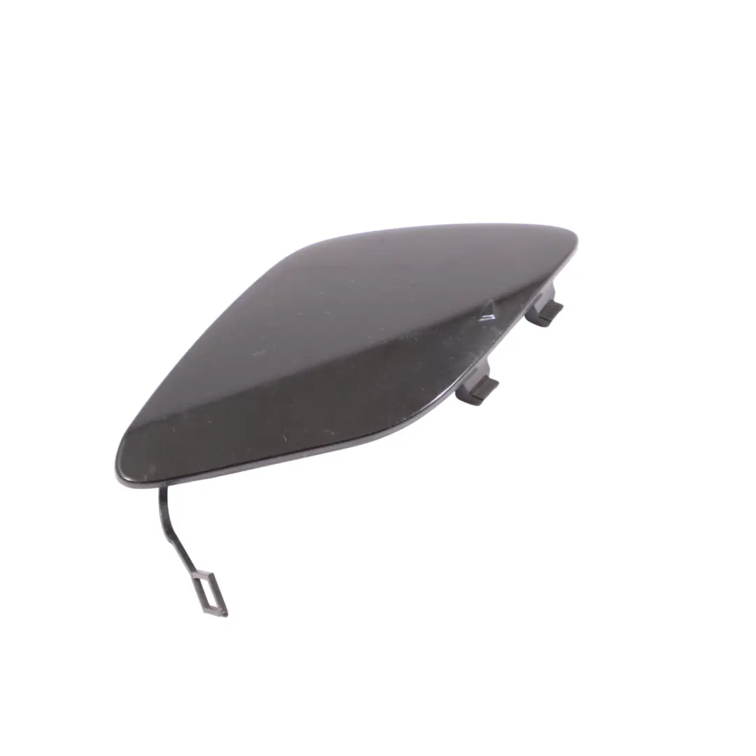 Mercedes W176 Front Towing Eye Hook Flap Cover Kosmos Black - 191 - SKU A1768850122-KB - Part number A1768850122