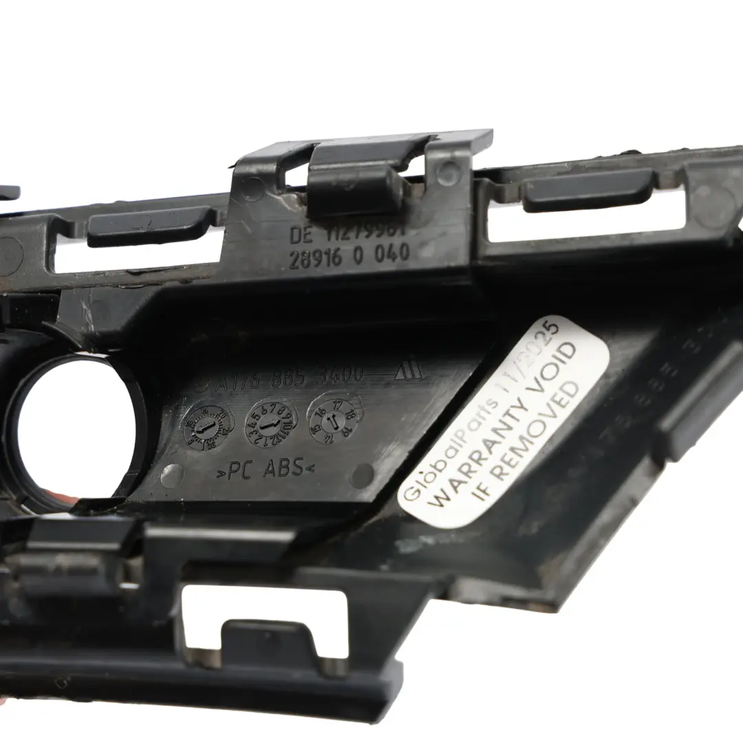 Front Stoßstange Park Sensor PDC Halterung Rechts für Mercedes W176 mit Teilenummer A1768853400 Mercedes W176 Front Stoßstange Park Sensor PDC Halterung Rechts - SKU A1768853400 - Teilenummer A1768853400