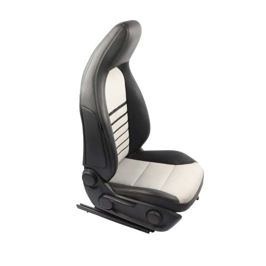 Front Seat Driver Cloth Leather Black Grey Right O/S to Mercedes W176 with Part number A1769108601 Mercedes W176 Front Seat Driver Cloth Leather Black Grey Right O/S - SKU A1769108601-2 - Part number A1769108601