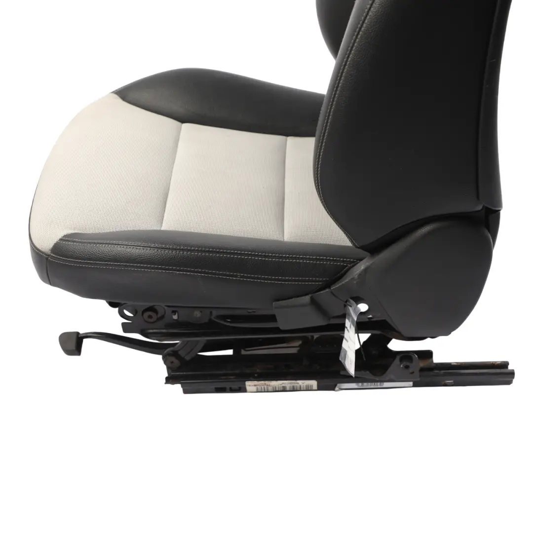 Front Seat Driver Cloth Leather Black Grey Right O/S to Mercedes W176 with Part number A1769108601 Mercedes W176 Front Seat Driver Cloth Leather Black Grey Right O/S - SKU A1769108601-2 - Part number A1769108601