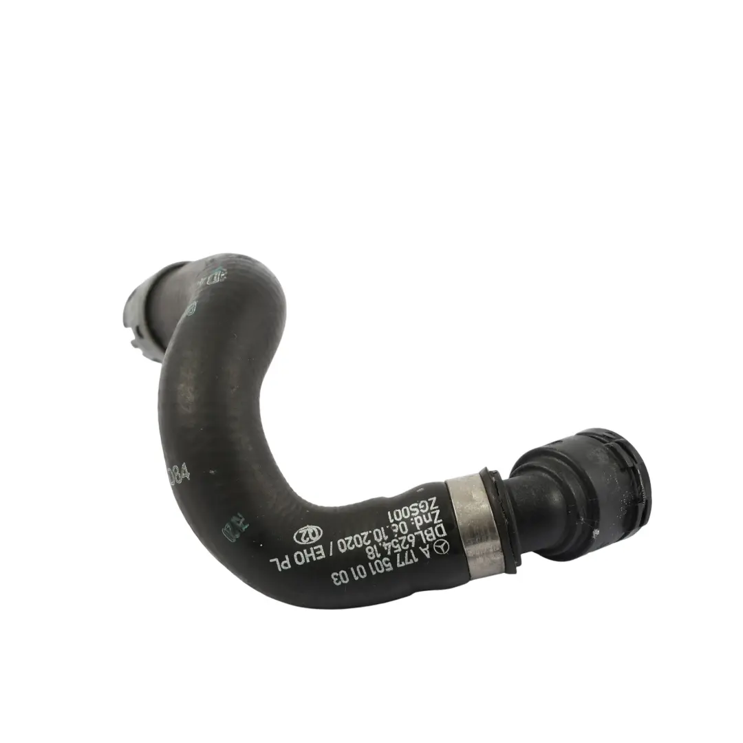Radiador Tubo Manguera Refrigerante De Agua AMG para Mercedes C118 W177 con número de pieza A1775010103 Mercedes C118 W177 Radiador Tubo Manguera Refrigerante De Agua AMG - SKU A1775010103 - Número de pieza A1775010103