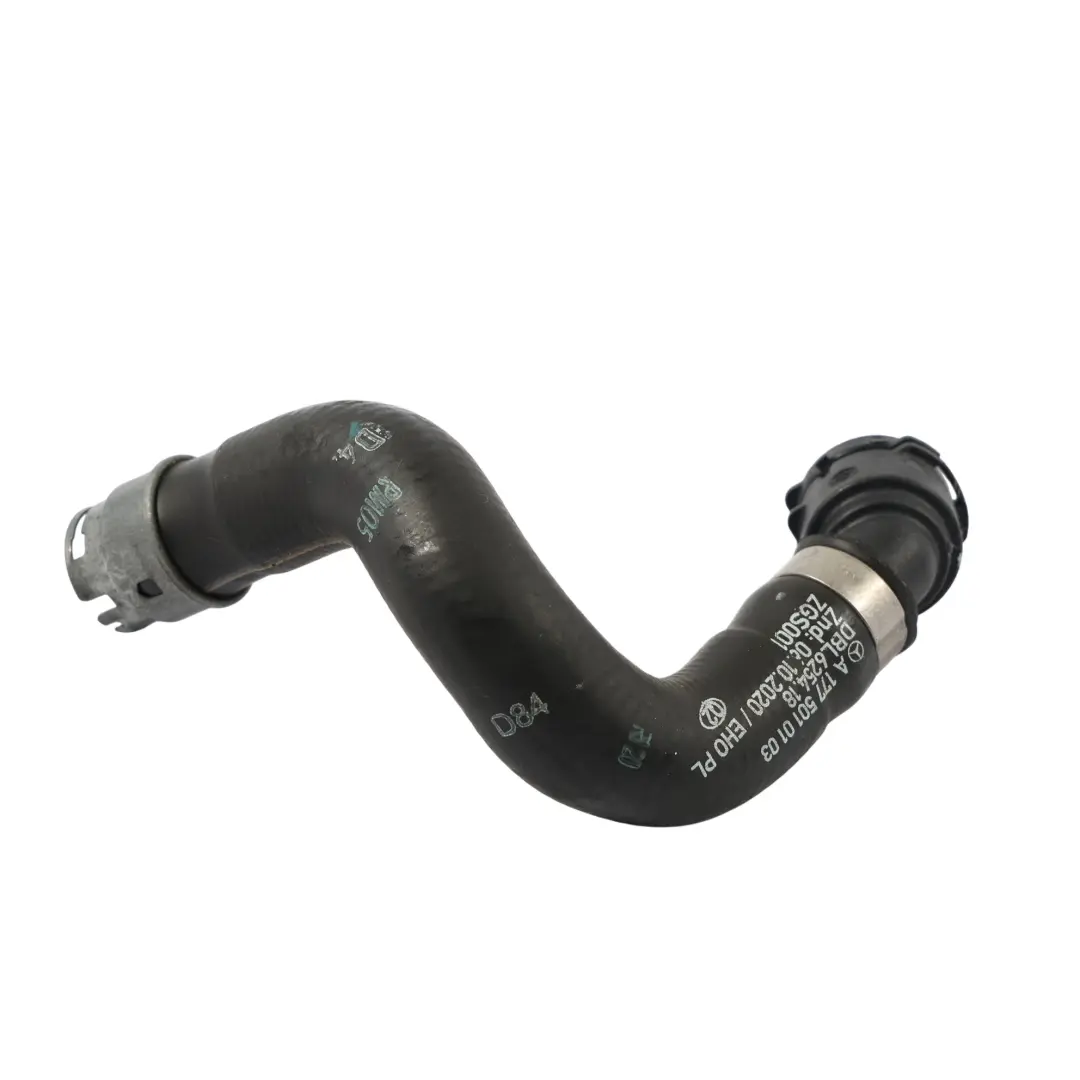 Radiador Tubo Manguera Refrigerante De Agua AMG para Mercedes C118 W177 con número de pieza A1775010103 Mercedes C118 W177 Radiador Tubo Manguera Refrigerante De Agua AMG - SKU A1775010103 - Número de pieza A1775010103