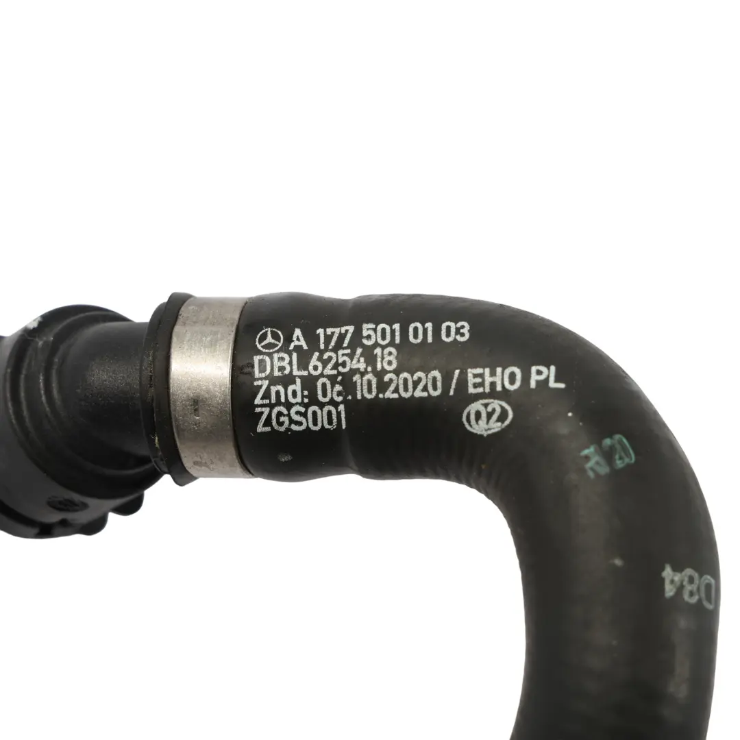 Radiator Coolant Hose AMG Water Cooling Pipe to Mercedes C118 W177 with Part number A1775010103 Mercedes C118 W177 Radiator Coolant Hose AMG Water Cooling Pipe - SKU A1775010103 - Part number A1775010103