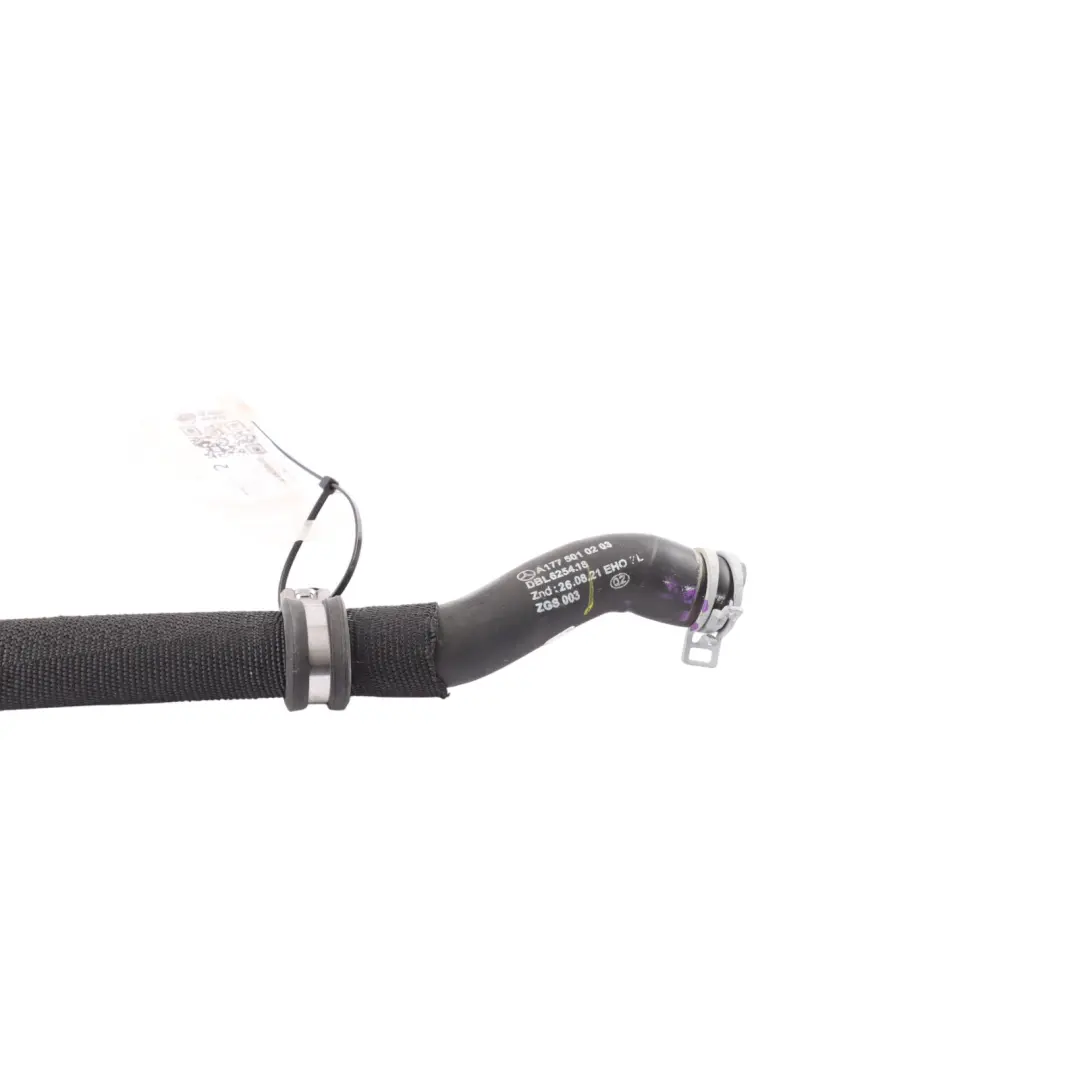 Radiator Coolant Hose AMG Water Cooling Pipe to Mercedes C118 W177 with Part number A1775010203 Mercedes C118 W177 Radiator Coolant Hose AMG Water Cooling Pipe - SKU A1775010203 - Part number A1775010203