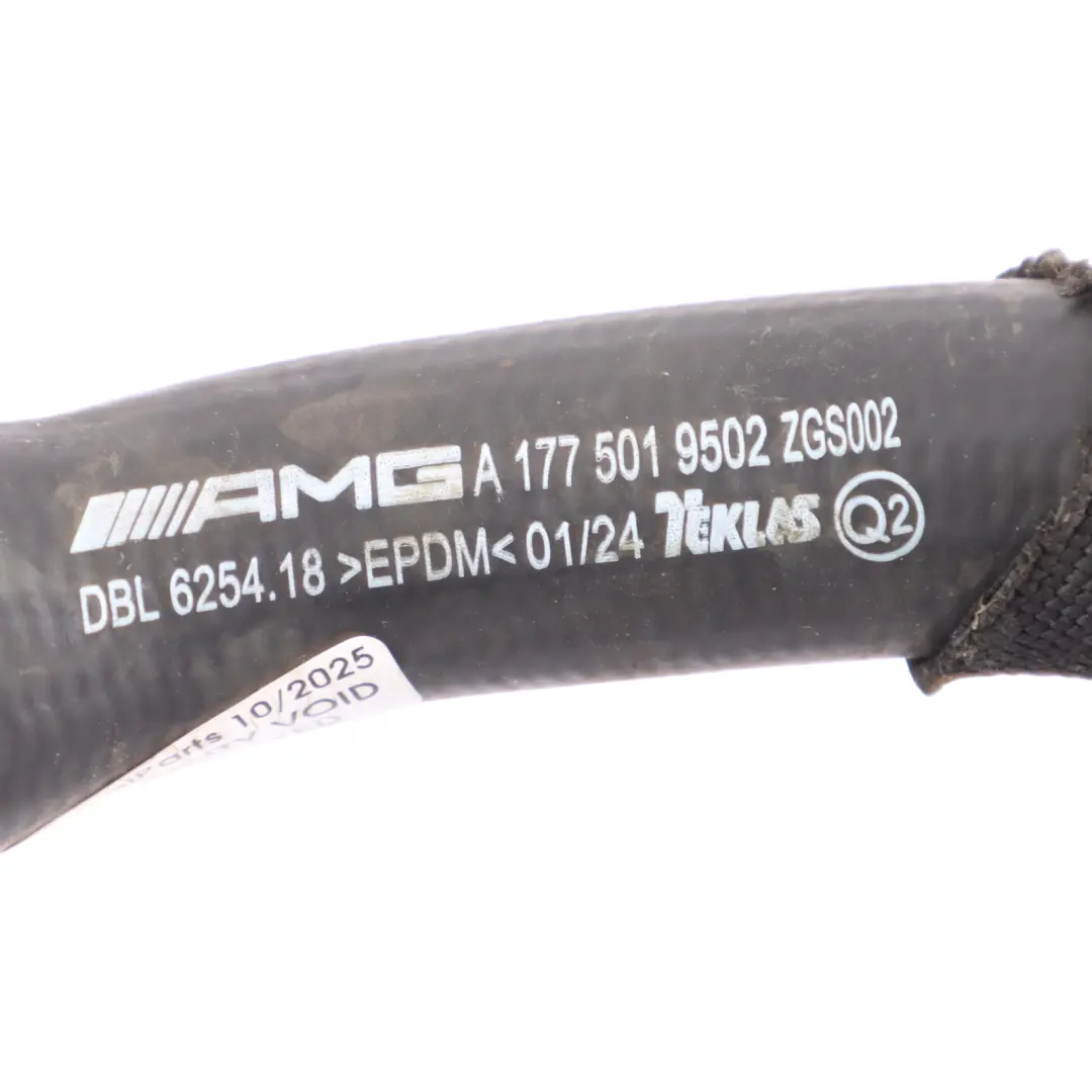 Water Coolant Pipe Hose Line M260 to Mercedes C118 W177 W247 AMG Engine with Part number A1775019502 Mercedes C118 W177 W247 AMG Engine Water Coolant Pipe Hose Line M260 - SKU A1775019502 - Part number A1775019502
