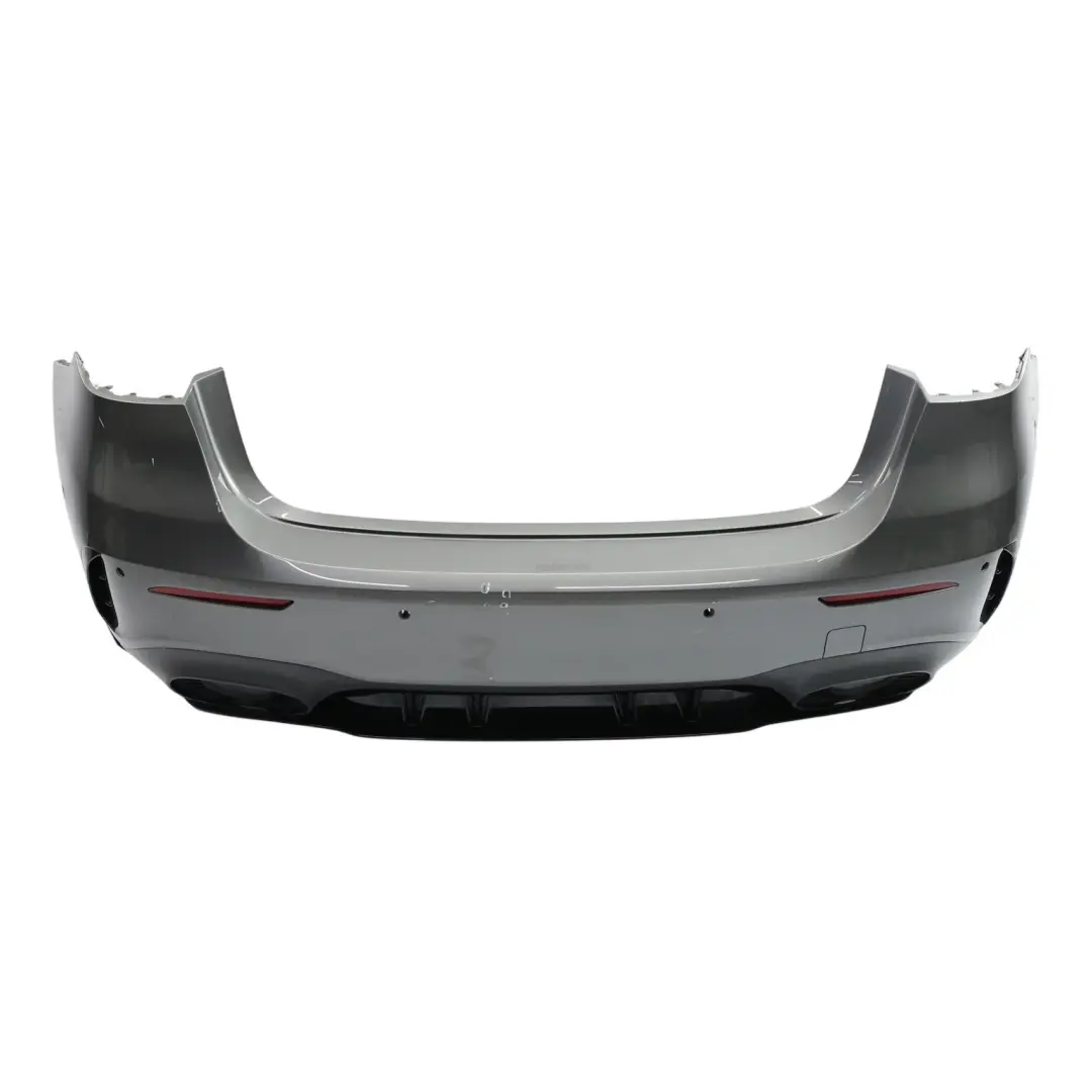Bumper AMG Aero A35 Trim Panel Mountain Grey Metallic - 787 to Mercedes W177 Rear with Part number A1778804606 Mercedes W177 Rear Bumper AMG Aero A35 Trim Panel Mountain Grey Metallic - 787 - SKU A1778804606-MG - Part number A1778804606