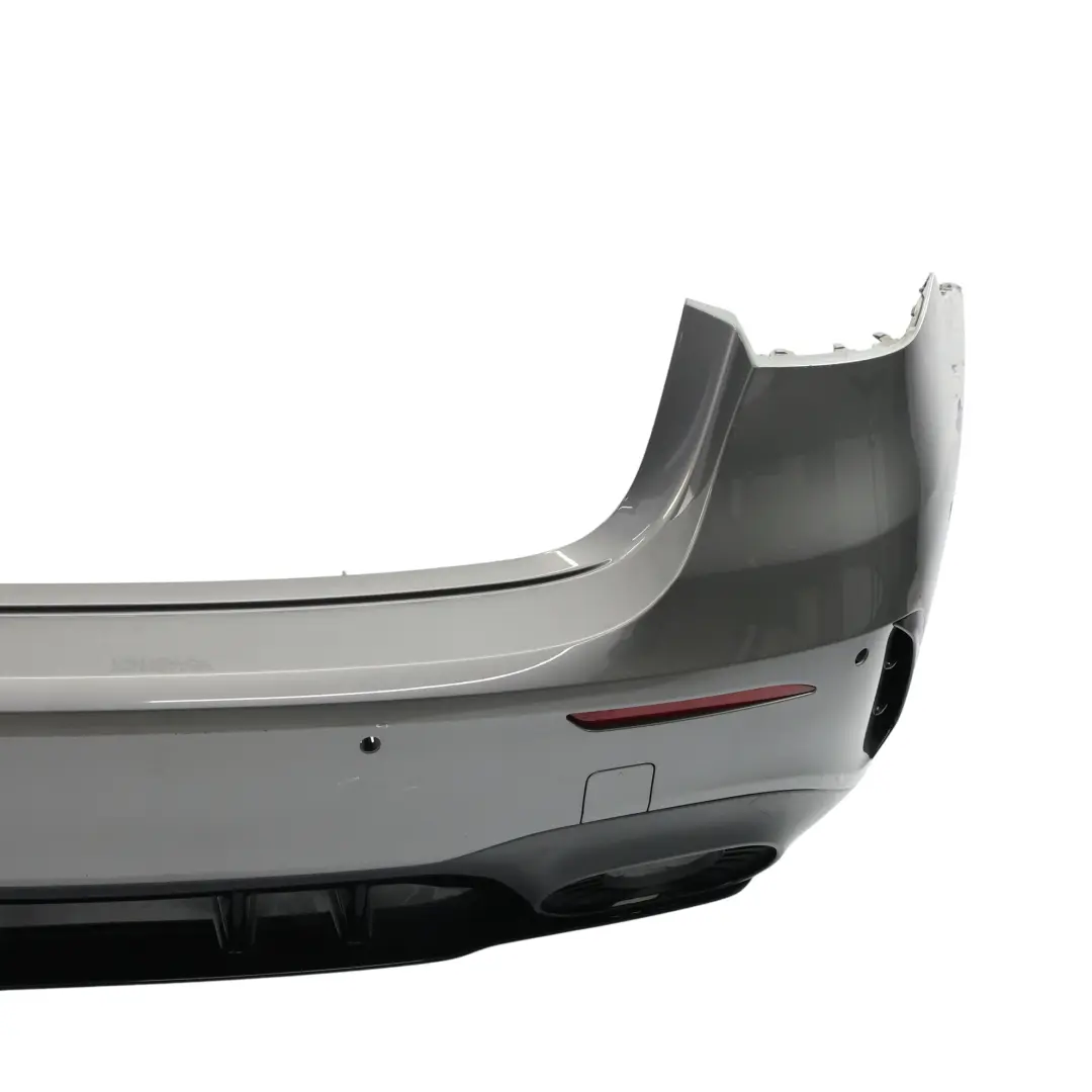 Bumper AMG Aero A35 Trim Panel Mountain Grey Metallic - 787 to Mercedes W177 Rear with Part number A1778804606 Mercedes W177 Rear Bumper AMG Aero A35 Trim Panel Mountain Grey Metallic - 787 - SKU A1778804606-MG - Part number A1778804606